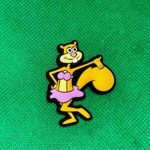 🌼 (5/$10 or 10/$15) NEW SpongeBob SquarePants Croc Charm Collection Sandy Cheeks